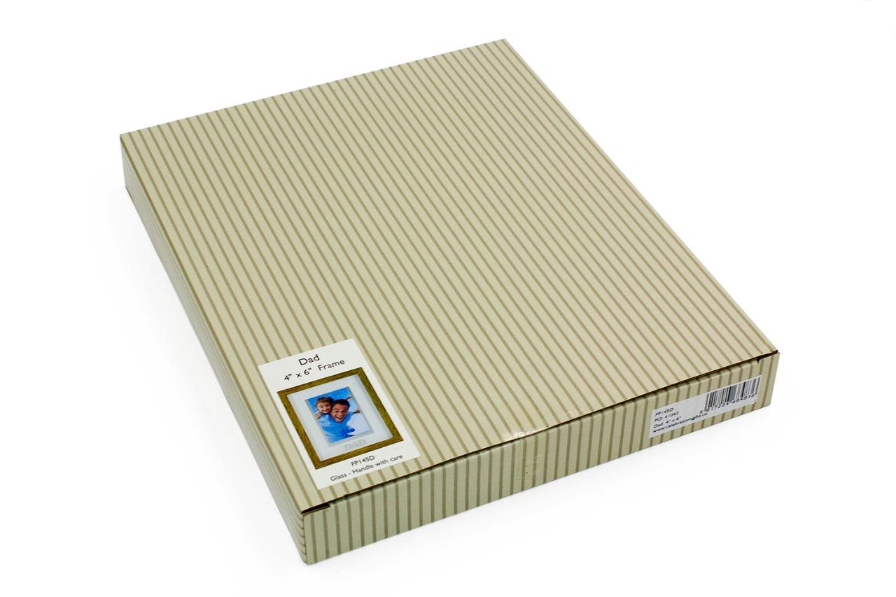 Dad Gift Photo Frame With Wood Finish 6/" x 4/" FP145D