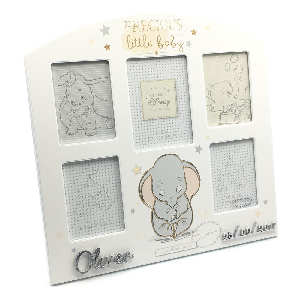 Details About Raised Words Personalised Disney Baby Photo Frame Dumbo Di286 Wp