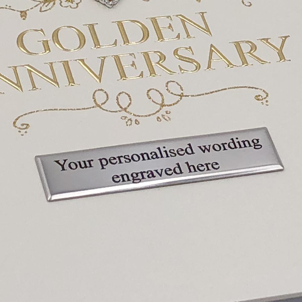Personalised 50th Golden Wedding Anniversary Photo Album