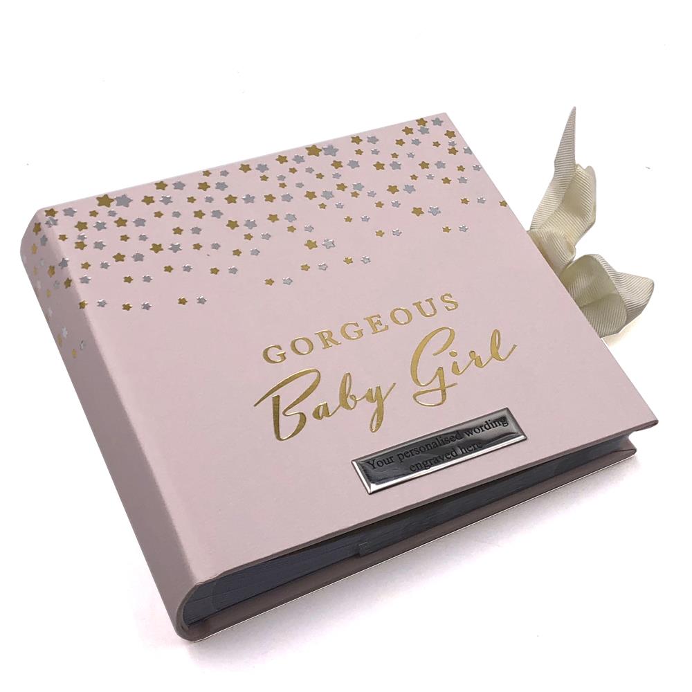 personalised baby girl photo album