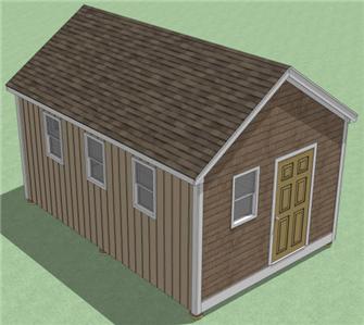 12x18 Shed Plans- How To Build Guide - Step By Step 