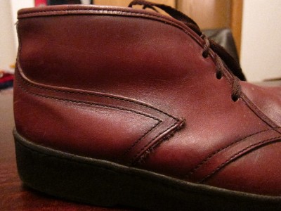 MINT VTG Bates Floaters Mens Leather Wool Lined Warm