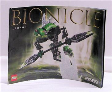 Used 2003 LEGO Bionicle 8589 - Lerahk Complete w/Canister