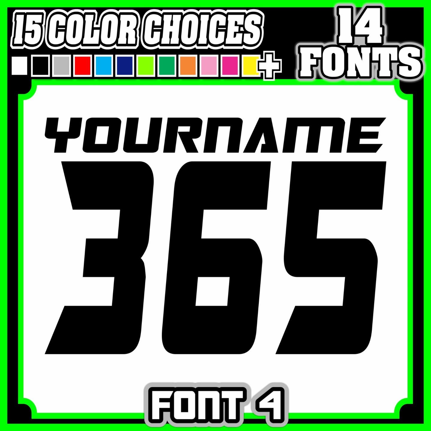 Dirt Bike Race Plate Number Decals Mxnumbers 0DC