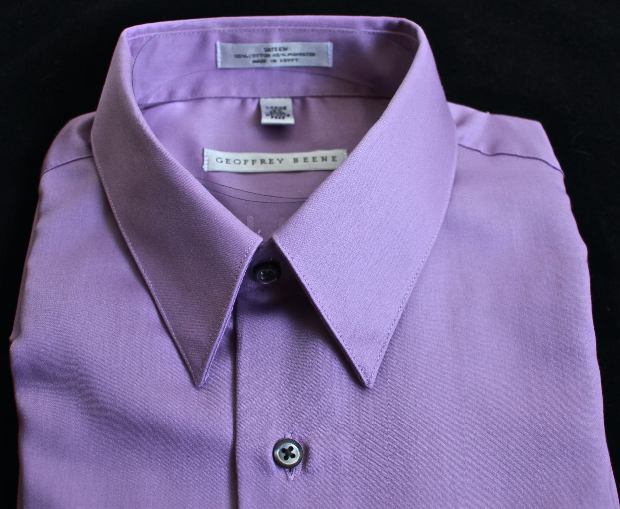 Men's GEOFFREY BEENE Sateen Dress Shirt THISTLE PURPLE | eBay
