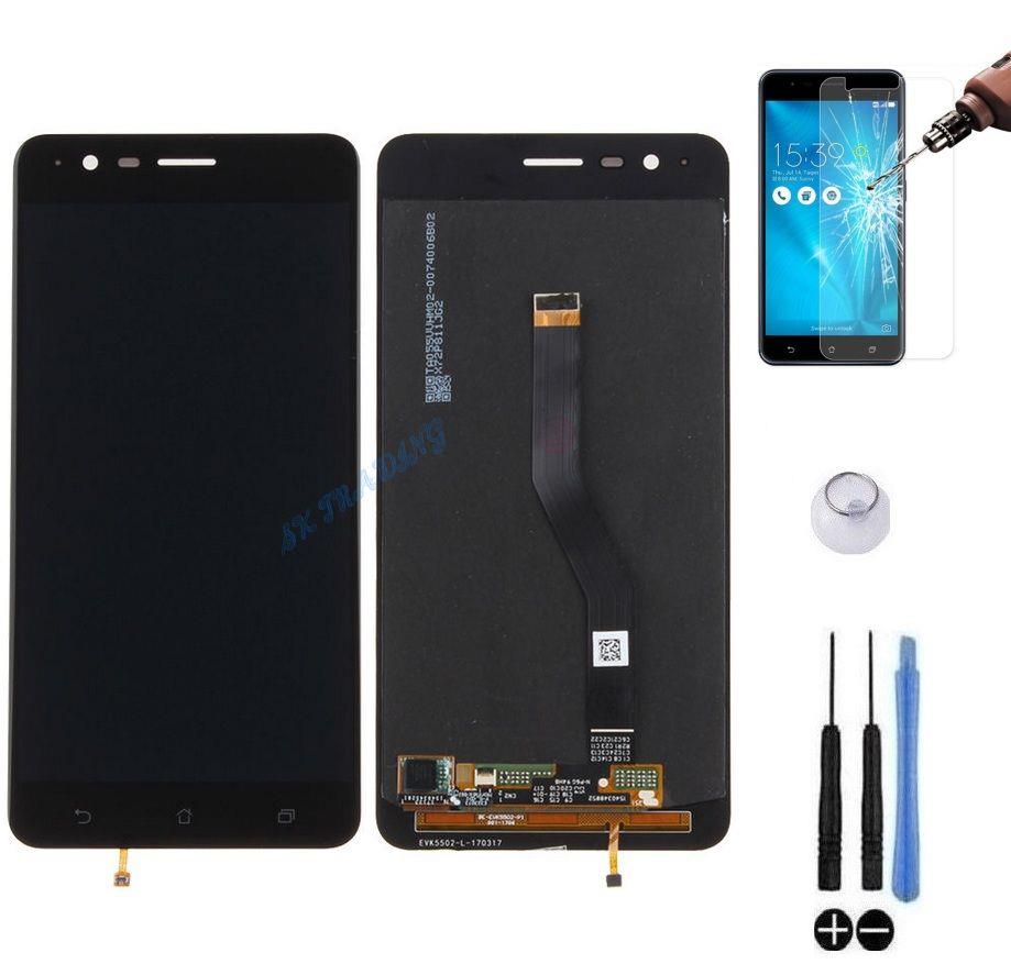 Ecran Lcd Vitre Tactile Bloc Complet Assemble Asus Zenfone 3 Zoom S Ze553kl Noir Ebay