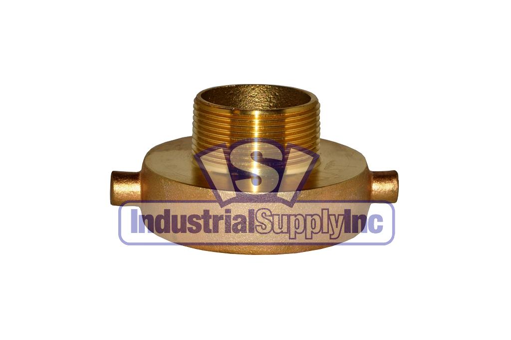 Fire Hydrant Adapter 21/2" Female NST/NH x 11/2" Male NPT Brass