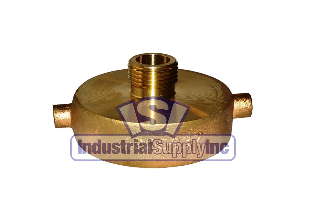 Brass Fire Hydrant Adapter 21/2" Female NST/NH x 3/4" Garden Hose
