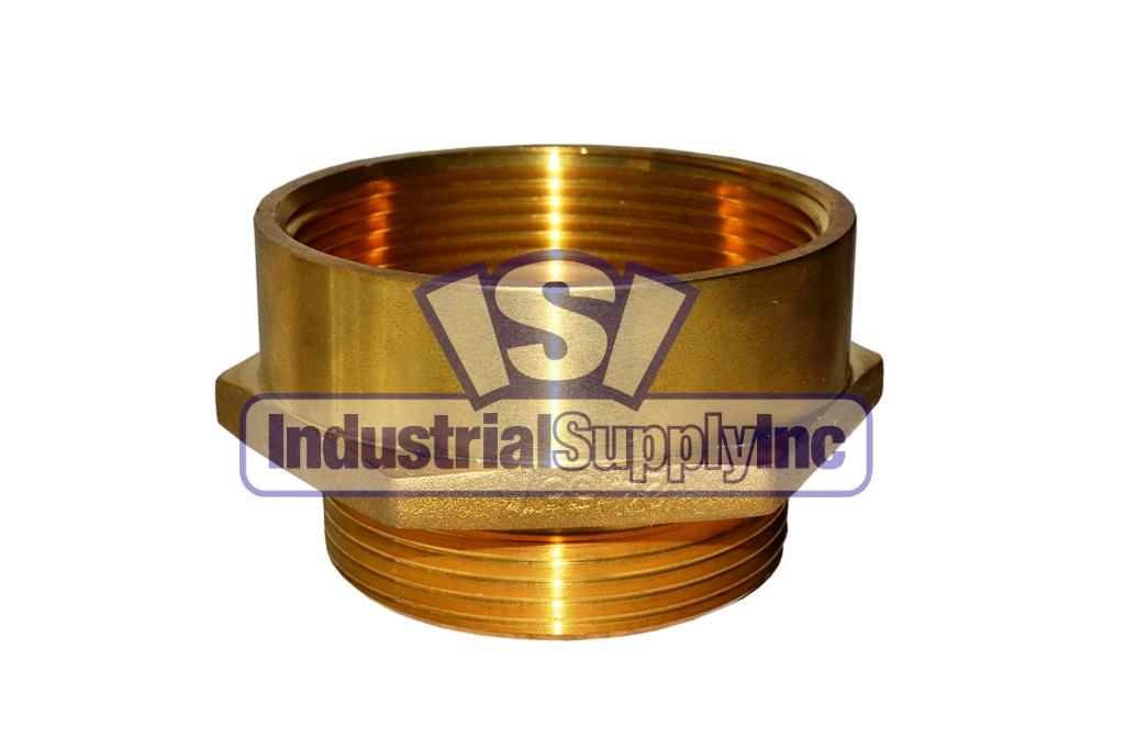 Fire Hydrant Adapter 3" Female NPT x 21/2" Male NST/NH Brass eBay