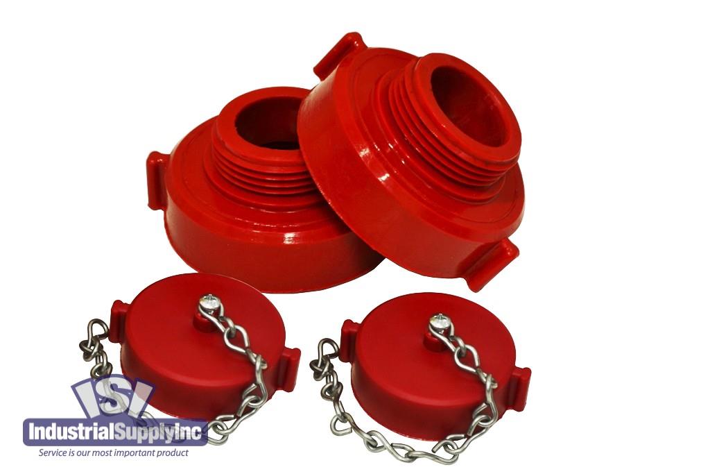 Fire Hydrant Reducing Adapter 21/2" Female NYFD x 11/2" Male NST/NH