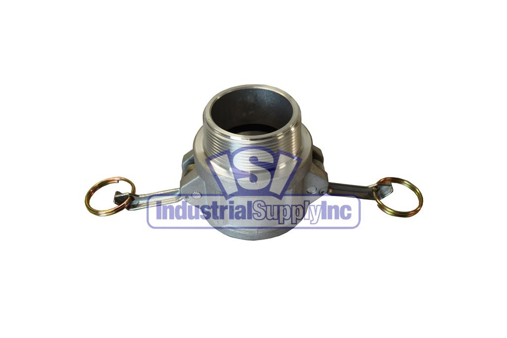 6 Aluminum Male Camlock x Male NPT Threaded Type F Cam & Groove Fitting Camlock Adapter Fitting