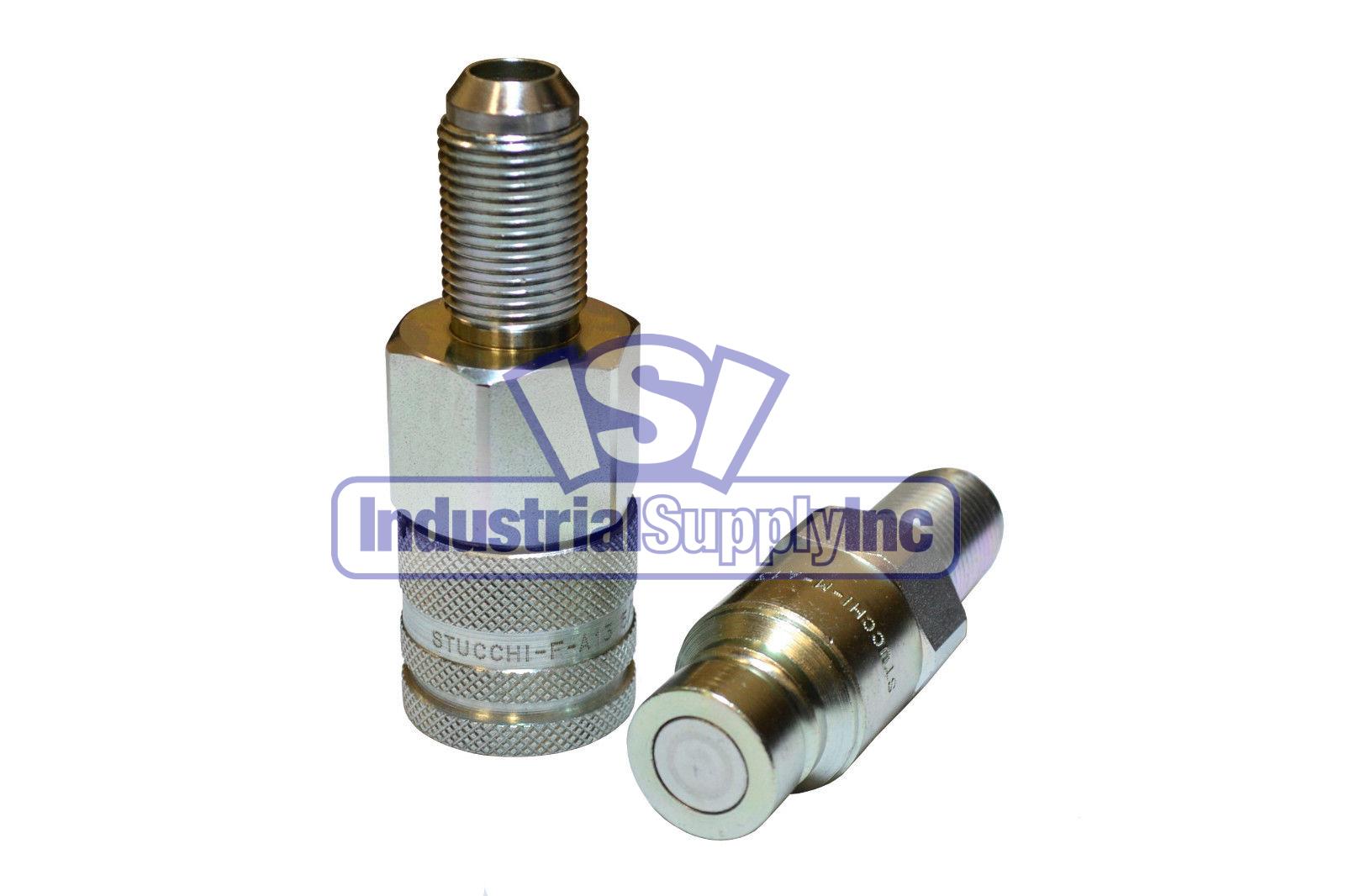 Quick Coupler ISO 16028 Flat Face 1/2" JIC Bulkhead Complete