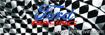 Ford racing rear window decal #4