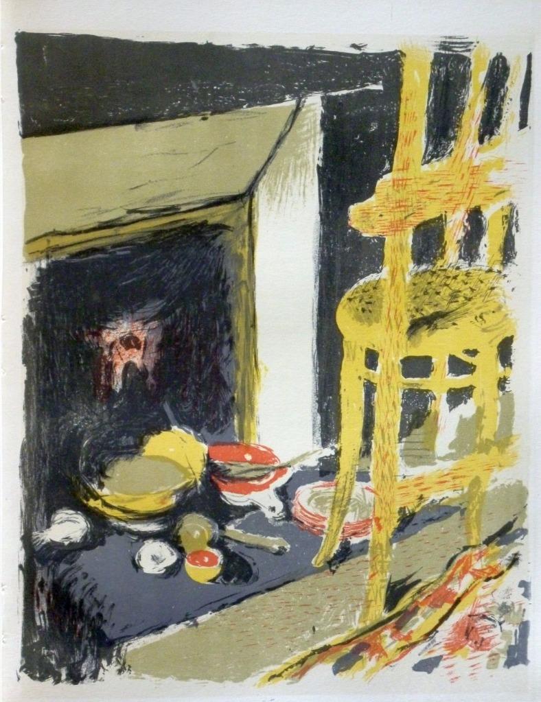 L Atre By Edouard Vuillard Original 1948 Color Lithograph 2w
