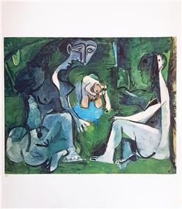 LES DEJEUNERS, 16-07-1961”, LITHOGRAPH BY PABLO PICASSO