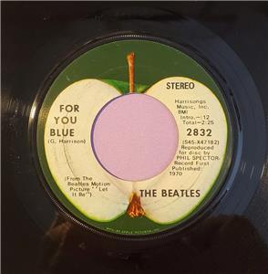 The Beatles US 45 Apple 2832 The Long & Winding Road / For You