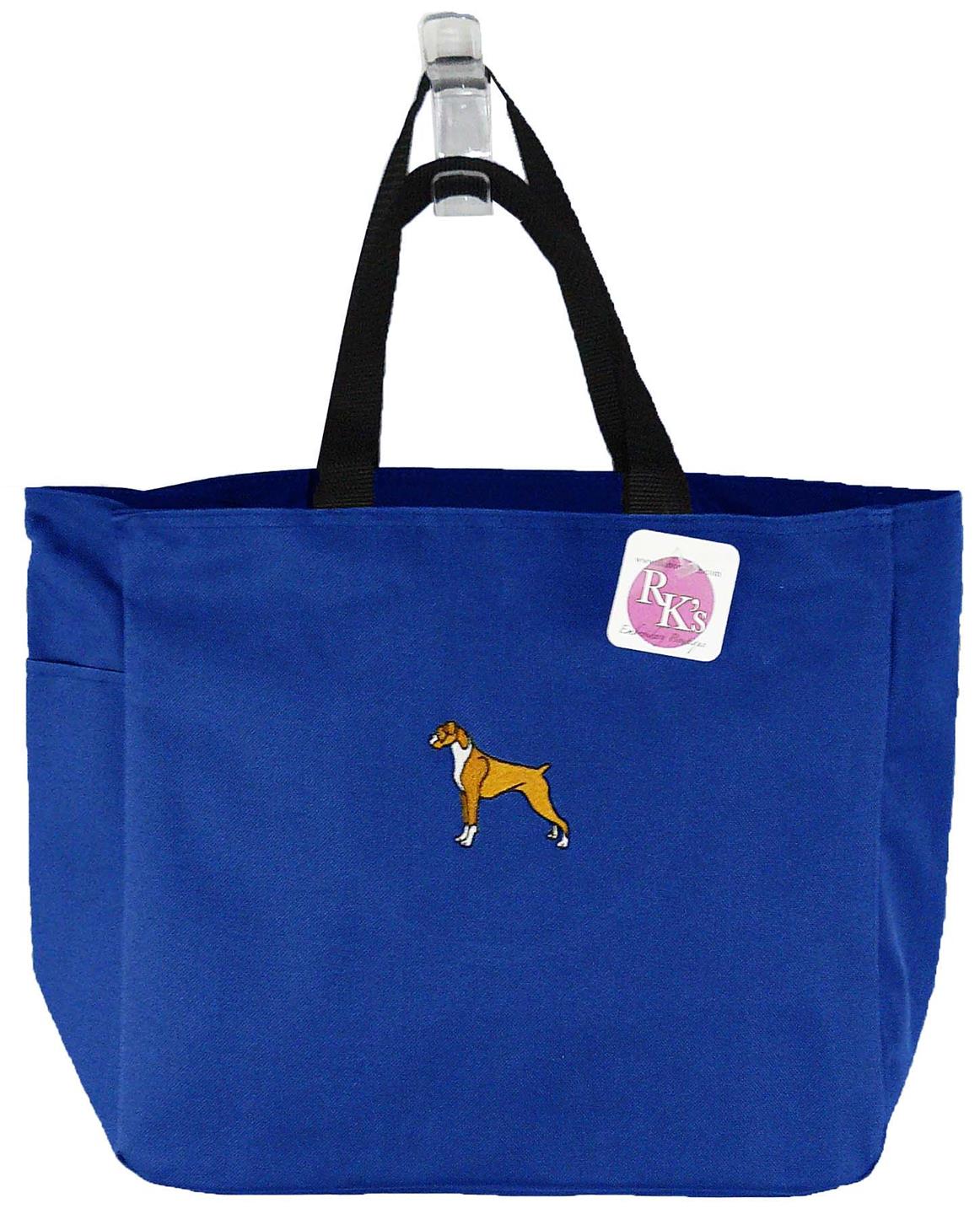 Boxer Tote Essential Bag Puppy Dog Best in Show Breed Monogram Custom Embroidery eBay