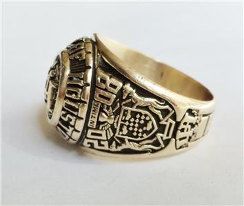 Balfour 10K Gold '08 B/S University Of Houston Class Ring Sz 13 24.6