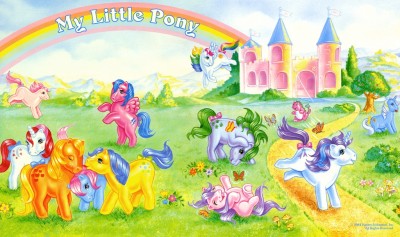 My Little Pony Promo Poster 1984 G1 Large Rare Mail Order Mail