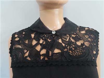NWT Miu Miu Black Lace Detail Sleeveless Dress Size L | eBay