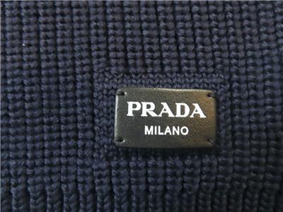 トップス Archive PRADA gimmick ds knit navy トップス Archive PRADA gimmick ds knit navy PRADA Navy Heavy