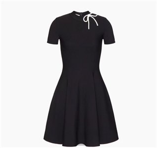 Valentino★素敵！Black Stretch A-Line Dress NWT Valentino Black Stretch A-Line Dress Size S | eBay