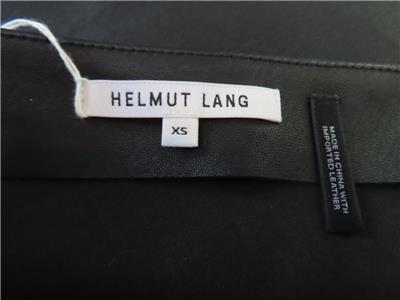 【専用】HELMUT LANG ブラック Sサイズ Helmut Lang Black 100% Leather One Shoulder Top, Size XS | eBay