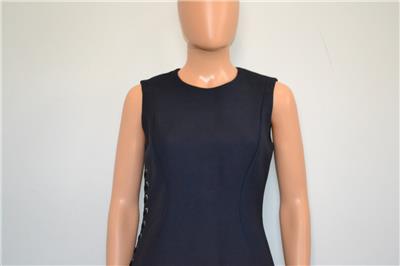 navy blue wool dress