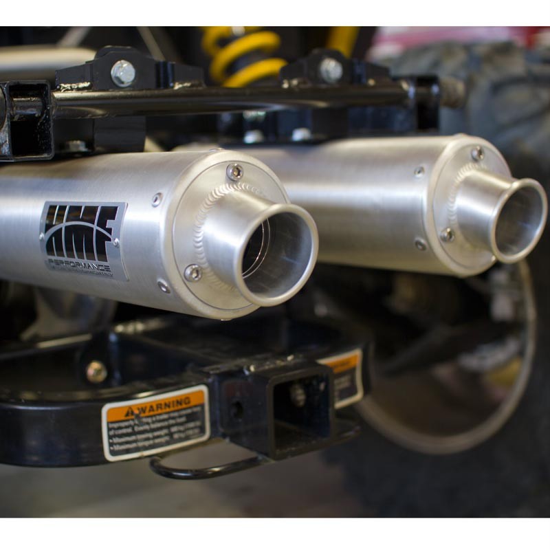 HMF Dual Exhaust Pipe Mufflers Can Am Commander 1000 Black eBay