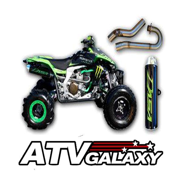 DASA Exhaust Pipe Full System Kawasaki KFX450R 450R 99DB Green 2008