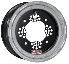 DWT ROK-OUT ATV Front Wheel Black 10/" 10x5 4+1 4//144 Honda TRX700XX TRX 700XX