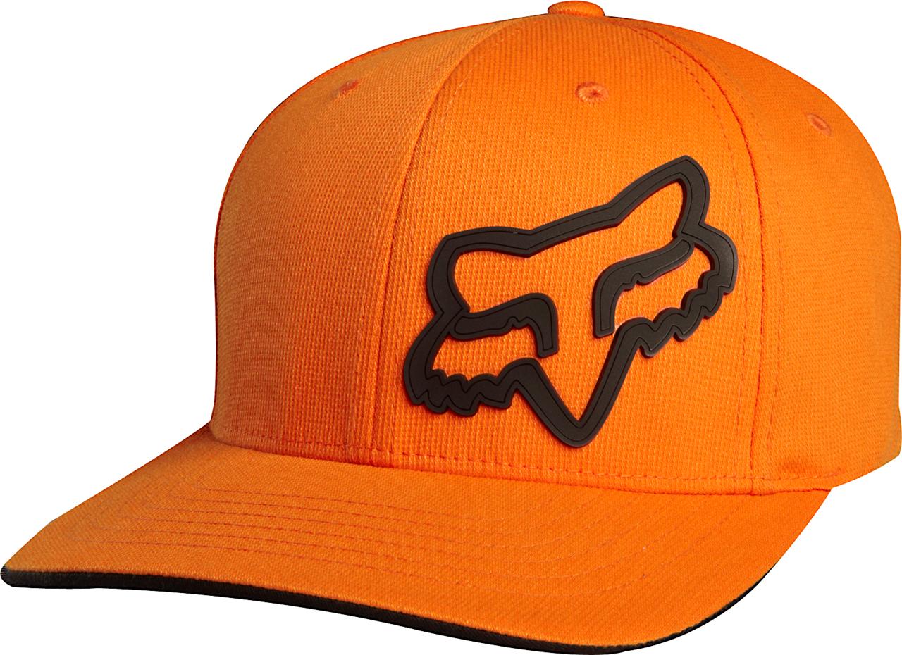 NEW Fox Racing SIGNATURE FlexFit Hat ORANGE 68073 Flex Fit Cap ...