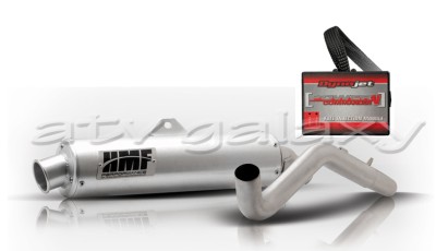 HMF Performance Exhaust Muffler Slip-on Suzuki King Quad 400 8-12//Eiger 2-7