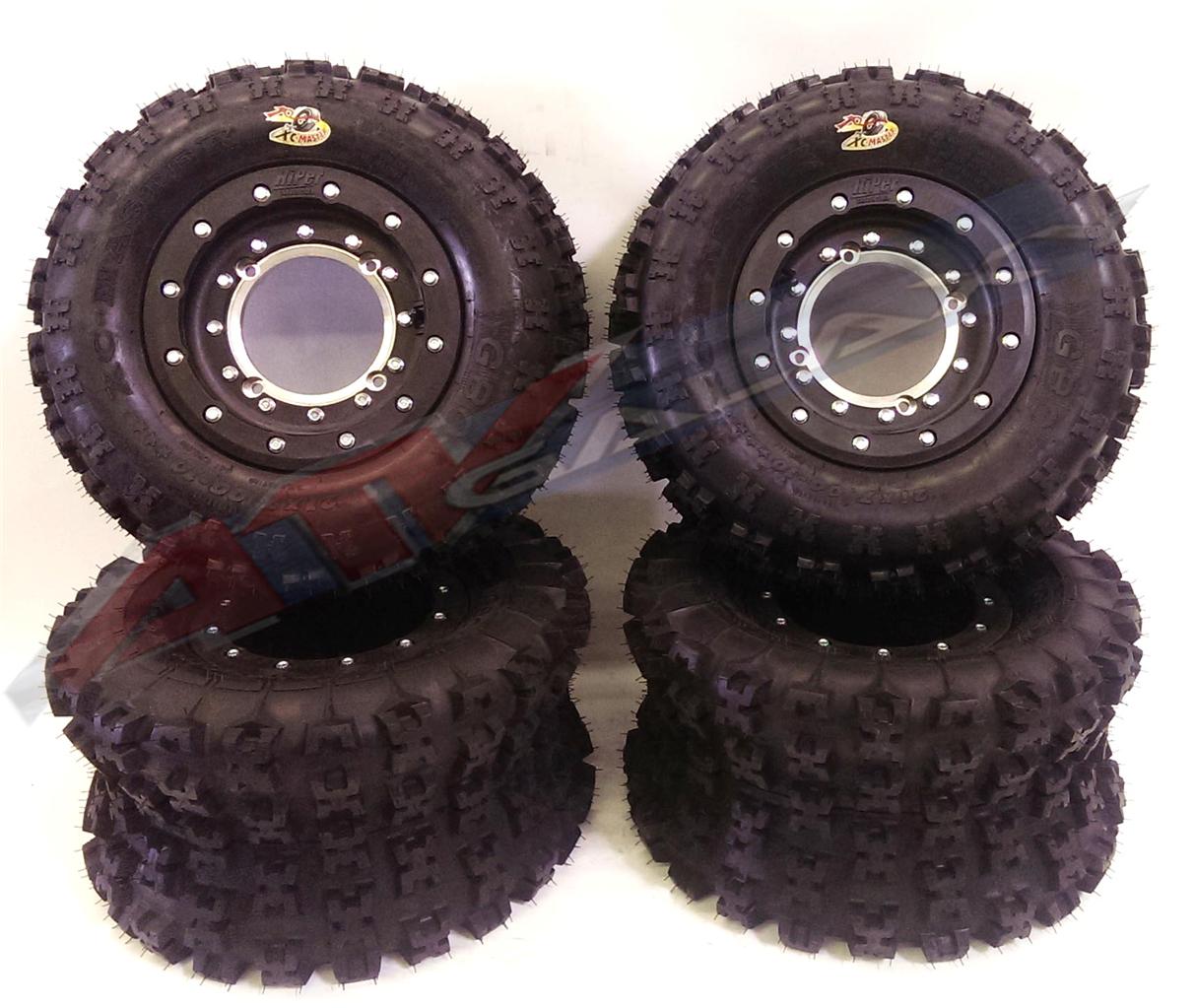 Hiper Tech 3 Beadlock Wheels + GBC XC Master Tires Front/Rear Suzuki