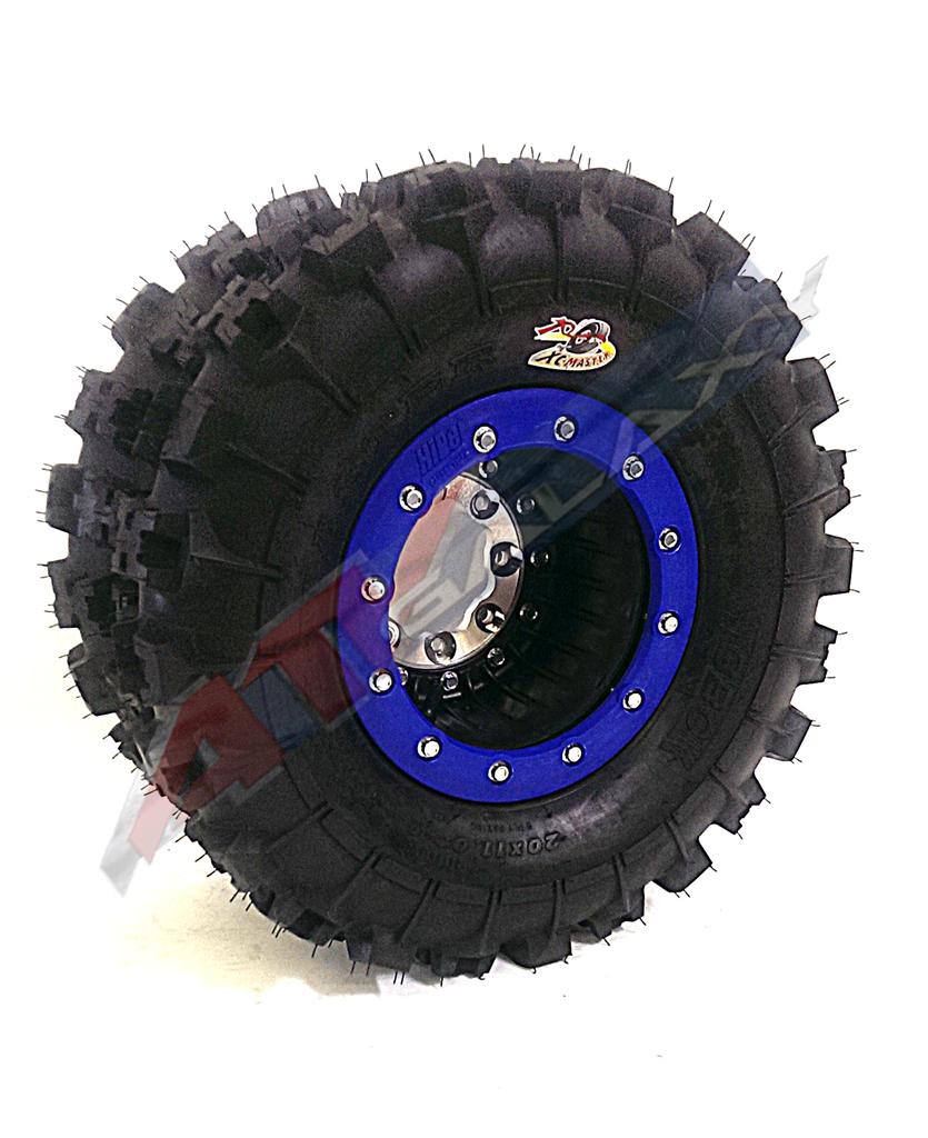 Hiper CF1 Beadlock Wheels GBC XC Master Tires Front/Rear Kit Yamaha