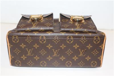 Authentic Louis Vuitton Manhattan PM M40026 Monogram Canvas Handbag Retired | eBay
