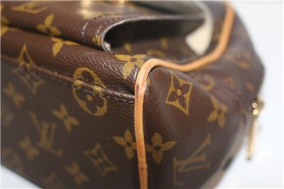 Authentic Louis Vuitton Manhattan PM M40026 Monogram Canvas Handbag Retired | eBay