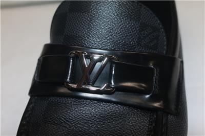 Louis Vuitton Damier Graphite Canvas Major Loafer Shoes Sz 10 UK / 11 US 1A4OL8 | eBay