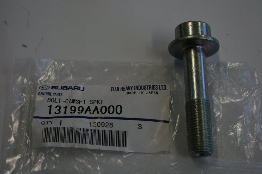 Genuine OEM Subaru 13199AA000 Hollow Cam Sprocket Bolt Cam Gear Bolt