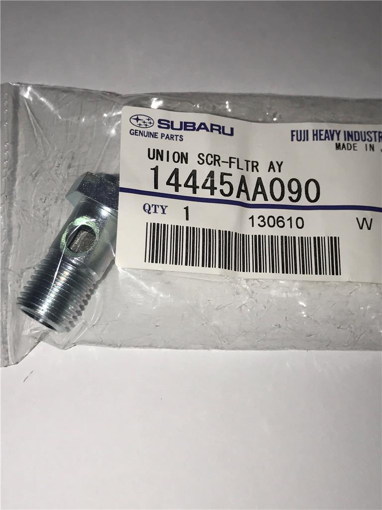 Genuine OEM Subaru 14445AA090 Banjo Filter Bolt for turbo feed line eBay