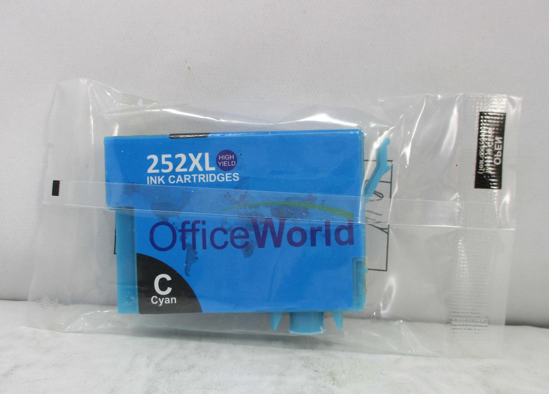 Cartuchos de tinta de repuesto Office World 252XL para Epson WorkForce 7210 7710 7720 - Imagen 10 de 12