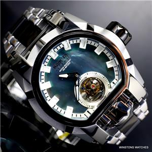 Invicta Reserve Magnum Bolt Zeus Tourbillon Black MOP Steel