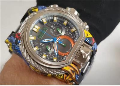 Invicta Reserve Bolt Zeus Magnum Graffiti Black Dial Swiss Mvt