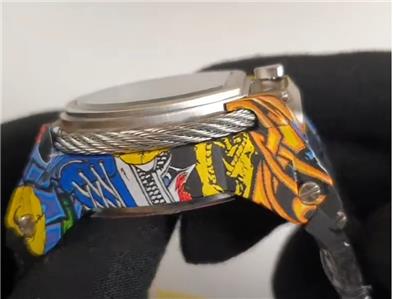 Invicta Reserve Bolt Zeus Magnum Graffiti Black Dial Swiss Mvt