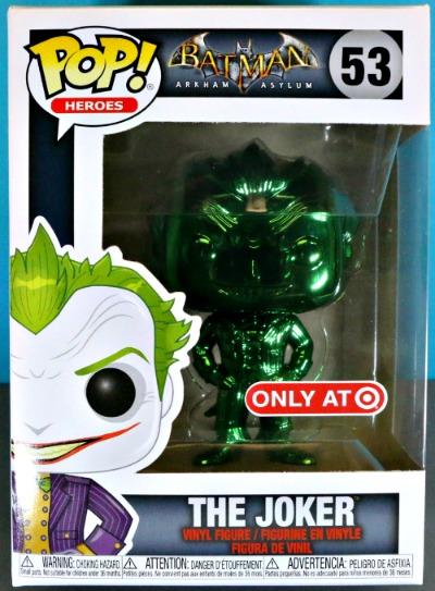 green chrome batman funko pop