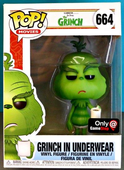 the grinch in underwear funko pop