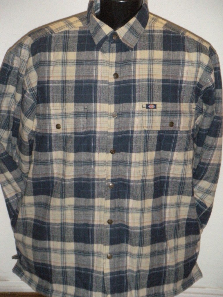 Dickies Men Classic Plaid Flannel Jacket | eBay