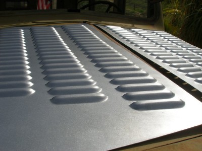 1932 Ford louvered deck lid #9