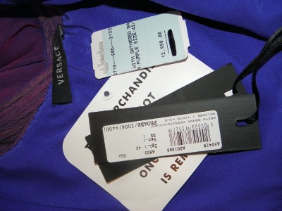 Versace Purple Gathered Back Gown Dress 42 $12 990 | eBay