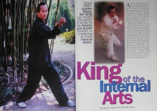 雑誌マーシャルアーツ&fightin' 2/01 INSIDE KUNG MAGAZINE BOW SIM MARK WU BIN JACKIE CHAN